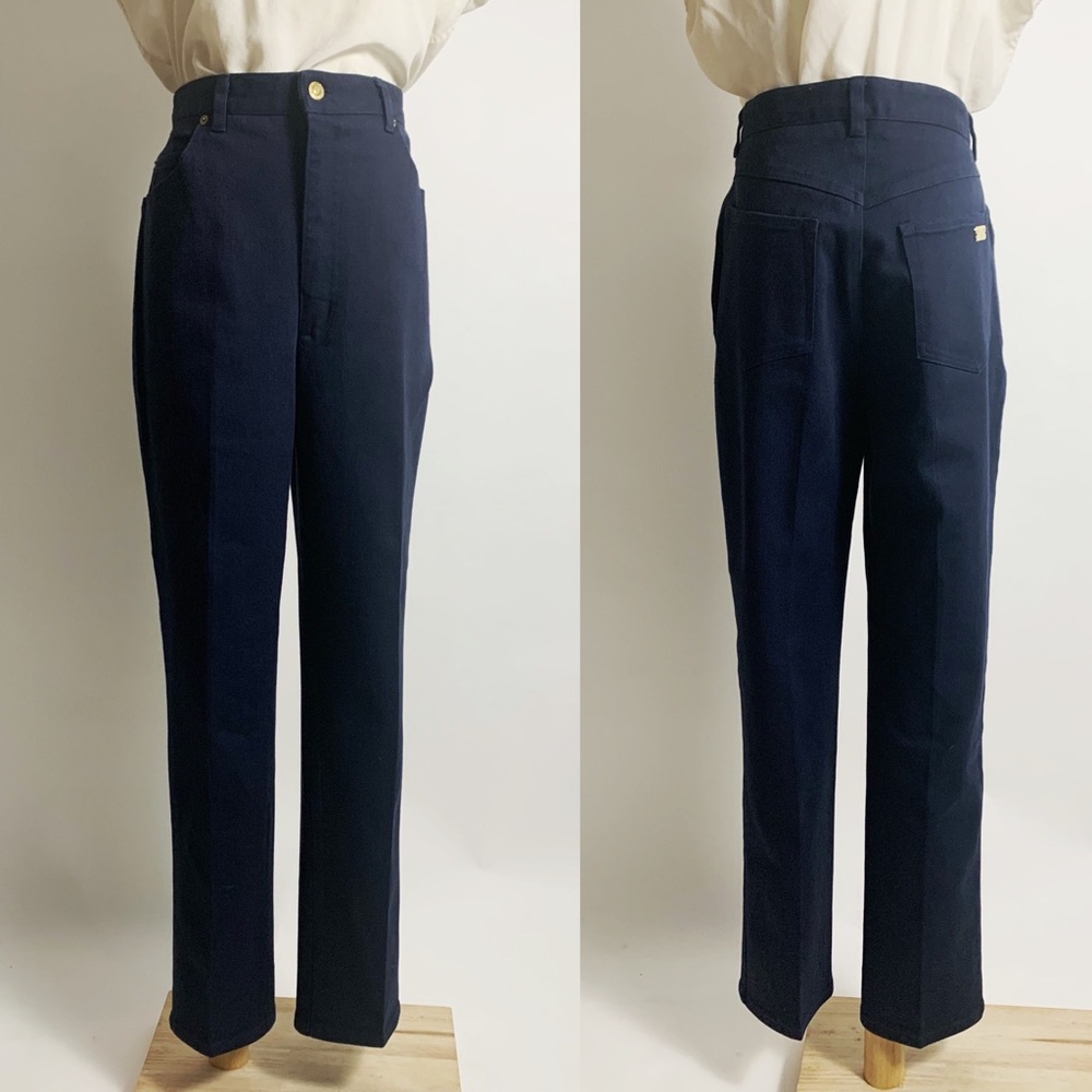 ST. JOHN Signature Jeans Staight leg Dark Navy 12